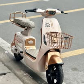 Xe điện Hottrend V1 Kem - Đồng